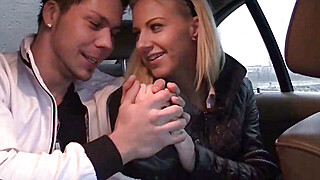 Bitch STOP  Smoking hot blonde in car action Porn Video