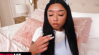 Supportive StepBrother Helps His Horny StepSis Stay Pure Until Marriage By... Porn Video