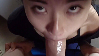 Asian cocksucker does her chores ( Andy Savage ) Green Eyes WMAF POV BLOWJOB Porn Video