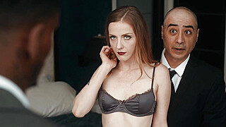 VIXENPLUS BBC Fucks Karla Kush While Cuckold Husband Watches Porn Video