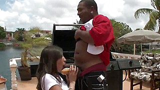 BANGBROS - Grill Master Shorty Mac Serves Alexis Breeze Some Meat Porn Video