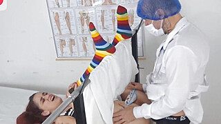 Girl goes to the gynecologist for the first time! Porn Video