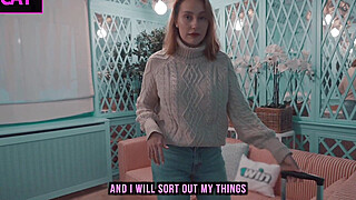 Step mom can't lie alone on vacation and comes to Step son's shared bed for... Porn Video