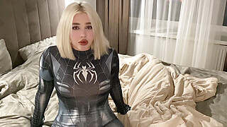 Spider Girl took a dick in her pussy to get back to her universe. Porn Video