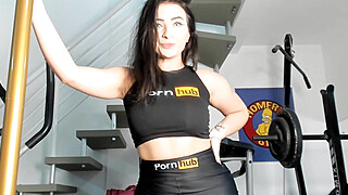 Hot Brazilian Girl Joi Jerk off on Gym Punheta Guiada Academia Porn Video
