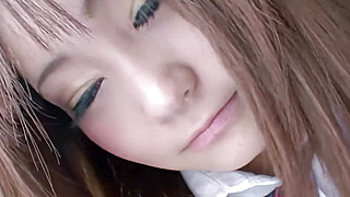 Japanese Schoolgirl Mona Gets Her Pussy Pounded And Creampied! Porn Video