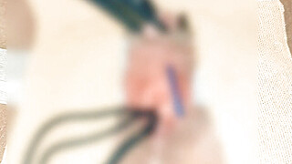 An electric current was applied to the clitoris and a needle was inserted! Porn Video