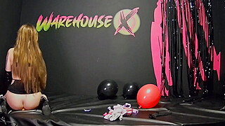 The dark webcam rooms at Warehouse-X capture everything! Porn Video
