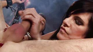 Femdom Fuck with Mature Domina and Slave Porn Video