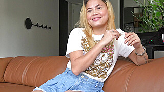 Big ass blonde latina teen on a casting Porn Video