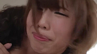 Cosplaying mummy Seira Matsuoka with clean-shaven Asian pussy, taunts this... Porn Video