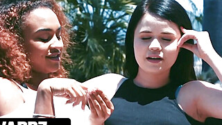 Jealous Little Step Daughters Wage War and Fuck Each Other’s Step Daddy Porn Video