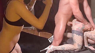 Backstage Surprise Blowjob and Creampie For Cameraman