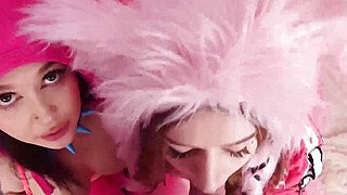 Double Anal for for Two Girls Porn Video